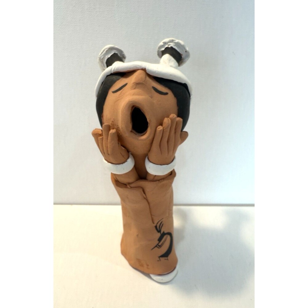 Taos New Mexico Pueblo Artist Juan Sandoval Storyteller Figure Native American